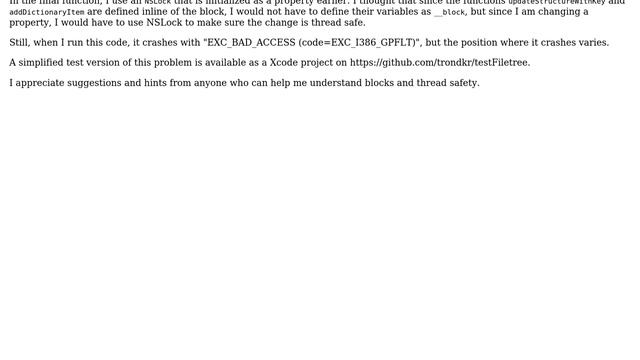 Concurrently enumerating an array using blocks in a thread-safe way смотреть онлайн