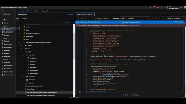 Azure Machine Learning Pipeline смотреть онлайн