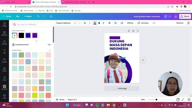 Tutorial Poster Donasi (Charity) Di Canva FREE смотреть онлайн