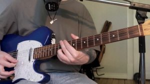 Упражнение на глушение струн левой рукой