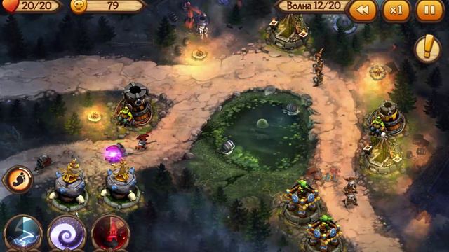 Evil Defenders. Уровень 2. Темный Лес. Хаос (3 звезды) смотреть онлайн