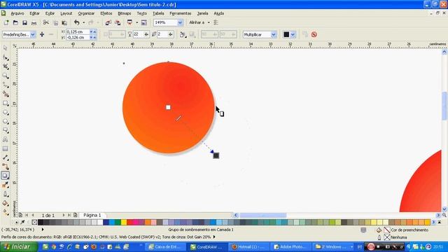 Vídeo aula do CORELDRAW X5 - FERRAMENTAS GRUPO MISTURAR (AULA 16) смотреть онлайн