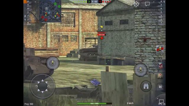 WOT Blitz ARL 44 tank review part 1 LA FRANCE!!! смотреть онлайн
