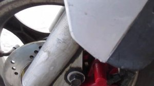 Экстренный  ремонт, дискового переднего тормоза скутера.