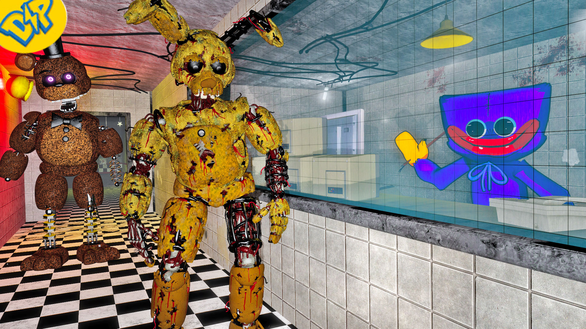 СТРАШНЫЕ АНИМАТРОНИКИ ФНАФ 3 ГАРРИС МОД || Garry's Mod FNAF смотреть онлайн