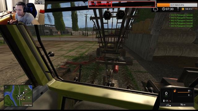 Виртуальный фермер в игре ,,Farming Simulator 17,, №8 смотреть онлайн