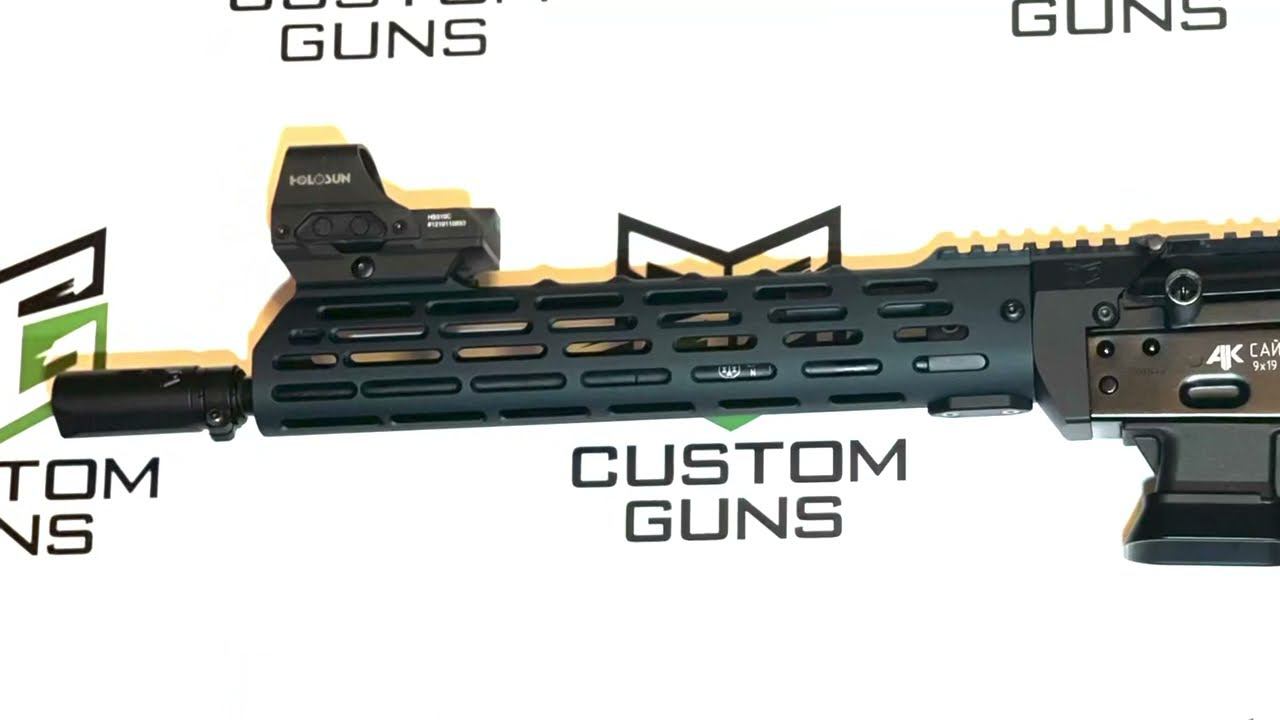 Алюминиевое Цевьё для Сайги 9 и TR-9 от Custom Guns смотреть онлайн