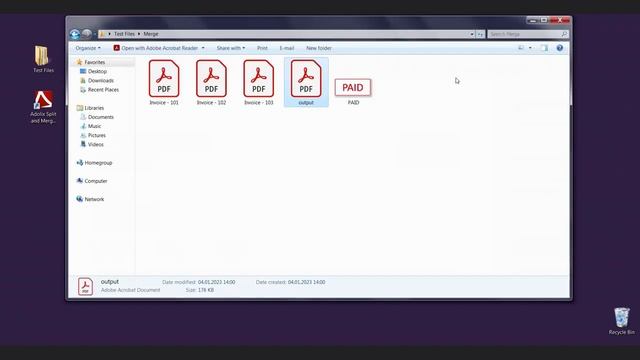 Combine PDF documents with Adolix Split and Merge PDF смотреть онлайн