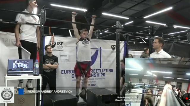 Первое место на чемпионате Европы по стритлифтингу 2021