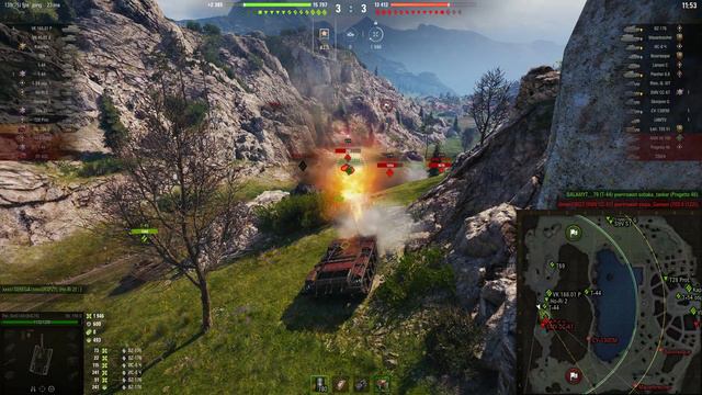 Obj 156 O - 2 Frags 4.5K Damage - Splated everyone! - World Of Tanks смотреть онлайн