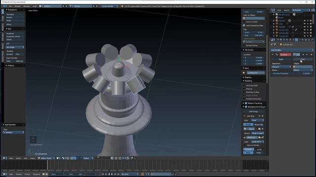 Blender tuto fr 3 - 3d Cursor et node editor смотреть онлайн