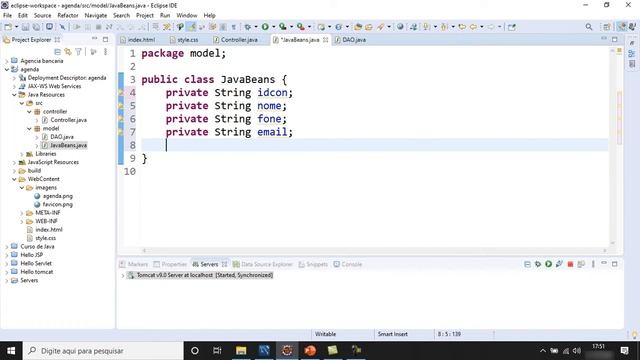 ☕️ Curso Java WEB (Java EE) - JavaBeans - Camada MODEL (MVC) - #9 - Parte 1/2 смотреть онлайн
