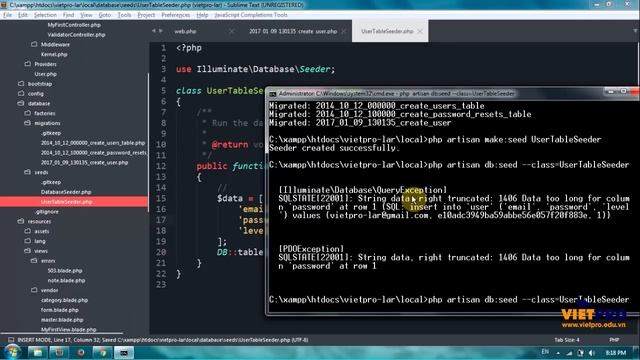 LARAVEL 19 - Seed смотреть онлайн