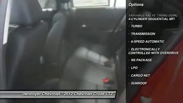 2012 Chevrolet Cruze LTZ Kalamazoo MI 49009 смотреть онлайн