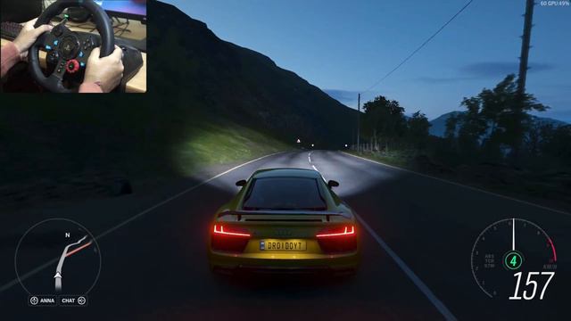 Audi R8 V10 Plus - Forza Horizon 4 | Logitech g29 (Steering Wheel) Gameplay смотреть онлайн