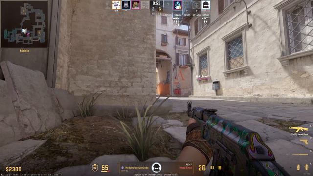 Counter-Strike INFERNO 13-7 WIN |KD14-15| ELO 8,649 смотреть онлайн