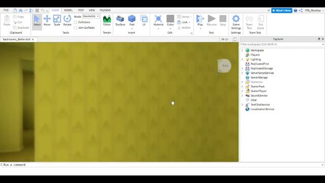ROBLOX STUDIO: The Backrooms Uncopylocked with script. смотреть онлайн
