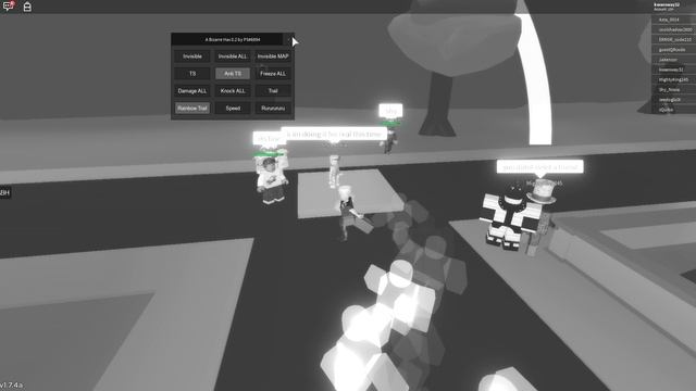 Roblox A Bizarre Day Hack Script Rainbow trail, Invisible, invisible map, anti ts, ETC смотреть онлайн