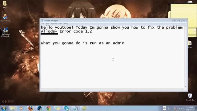 allods error code 1.2 FIX* смотреть онлайн