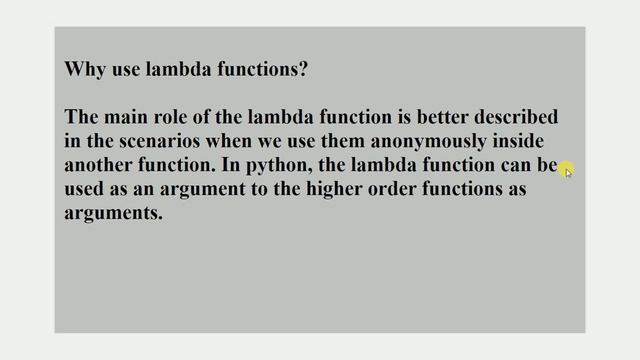 Lambda function in python смотреть онлайн