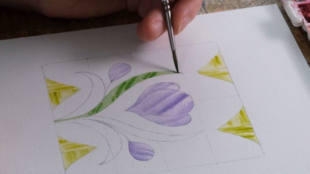 How to Paint Watercolour Stained Glass - Fundraiser for All Saints Church, Kenton! смотреть онлайн