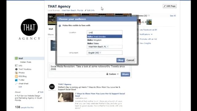 How to Geo-Target a Facebook Status Update смотреть онлайн