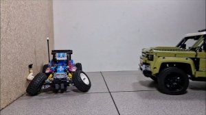 Lego МАШИНКА...Ленд Ровер Дефендер ПРОТИВ внедорожного багги