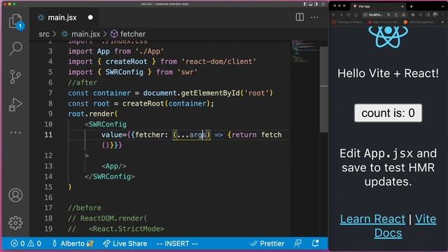 React 18 | Tutorial Suspense | Data Fetching | SWR смотреть онлайн