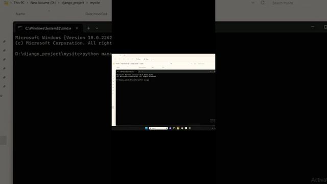 Django Project Started at specific port #django #python #django_3_python_backend_web_development смотреть онлайн