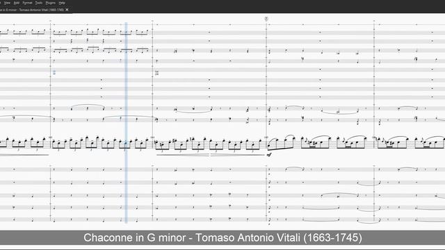 Vitali - Chaconne in G minor - VOO - Level 6 Orchestra + Organ Only смотреть онлайн