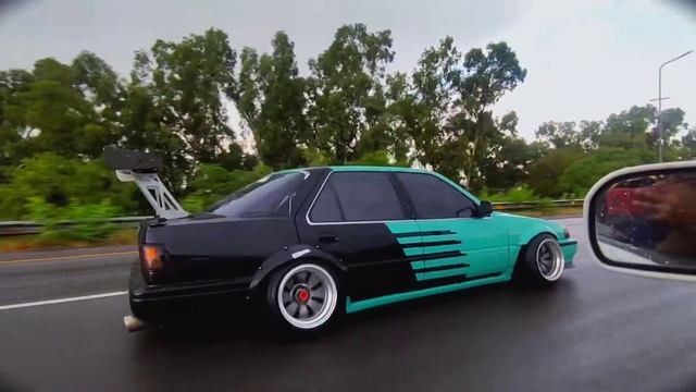 Honda Accord 1988 Rolling hard on M2 || Lahore to Islamabad wapsi || Rain ?️?️ смотреть онлайн