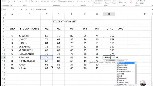 Average formula in excel || Using the Excel Average || excel formulas and functions смотреть онлайн