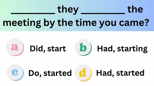 Past Perfect Tense Quiz Test || English Grammar Quiz смотреть онлайн