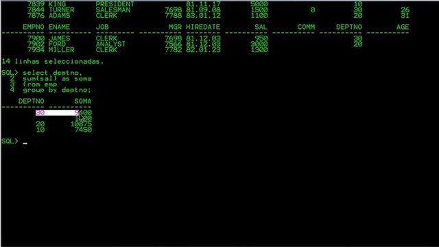 Having in SQL - Oracle смотреть онлайн