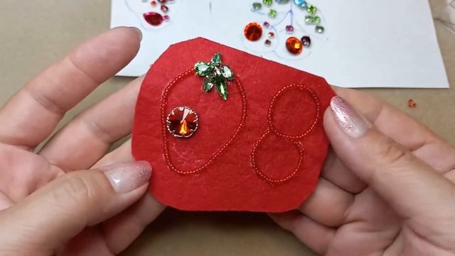 Брошь КЛУБНИКА и брошь ВИШНЯ как сделать. Часть 1 || Что будет, если постирать брошь? смотреть онлайн