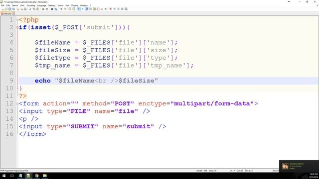 PHP Basics: File Uploads (Simplest Method) смотреть онлайн