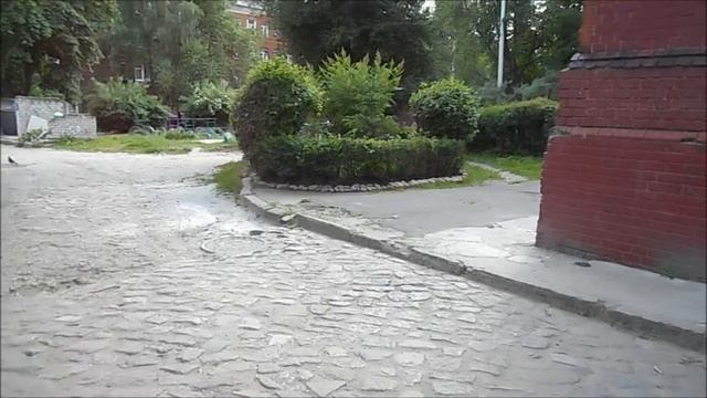 Прогулка где Кёнигсбергская арка, кирха, и ст здания 2016 год, июнь Калининград смотреть онлайн