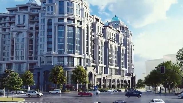 METROPOL RESIDENCE AND BUSINNESS CENTER ARCHITECTURAL ANIMATION SCENE FOR TASHKENT BIG PROJECT смотреть онлайн
