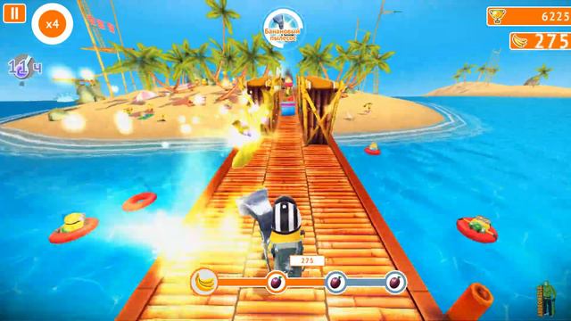 level 14 Самое крутое прохождение Гадкий Я Minion Rush три фрукта смотреть онлайн