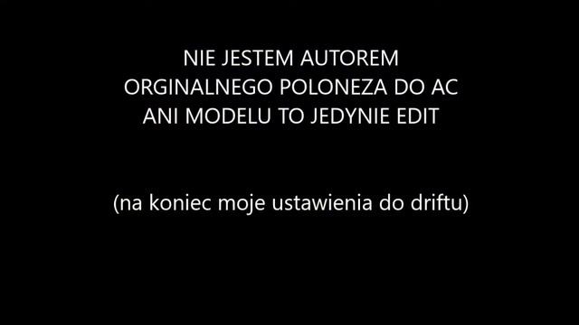 Polonez 1.8 turbo 260hp (edit) Assetto Corsa download смотреть онлайн