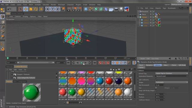 Tutorial #2 Random effector and Cloner. смотреть онлайн