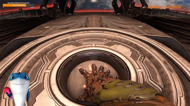 Акула защищает человечество в DOOM enternal! смотреть онлайн