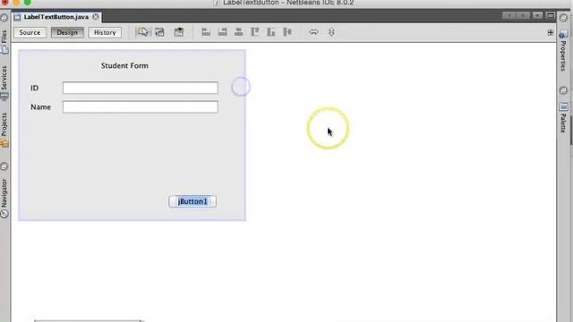 JLabel, JTextField, and JButton смотреть онлайн