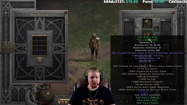 D2R Upgraded Sets - Cow King's Leathers (3 Piece Set) смотреть онлайн