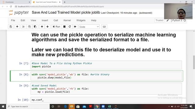 Use Of Pickle & Joblib To Dump And Load Machine Learning Model смотреть онлайн