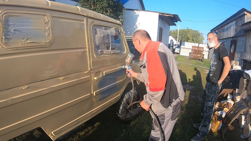 ЛуАЗ 969М. Покраска автомобиля своими руками смотреть онлайн