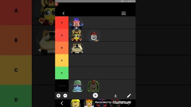 roblox MUGEN fan tier list 10 top смотреть онлайн