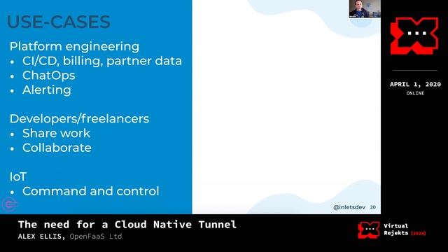 The need for a Cloud Native Tunnel - Alex Ellis, OpenFaaS смотреть онлайн