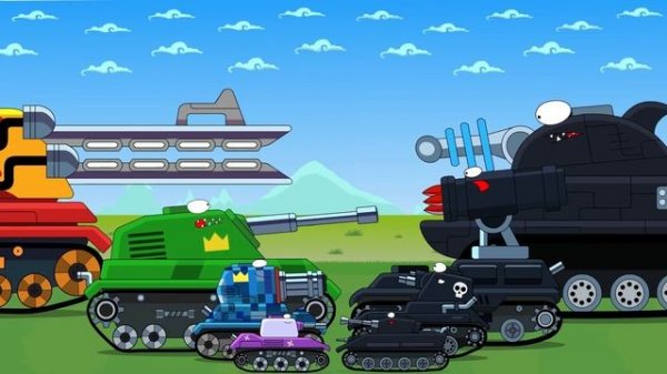 BATTLE AGAINST THE BOSSES! CARTOONS ABOUT TANKS HILLS OF STEEL