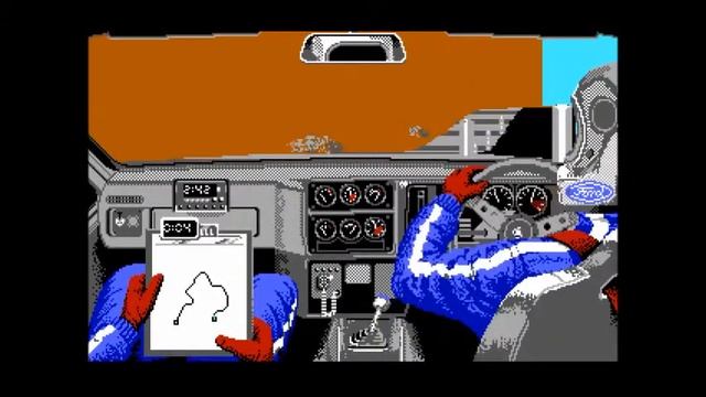 FULL Lombard RAC Rally DOS PC Game (1988) Mandarin Software смотреть онлайн